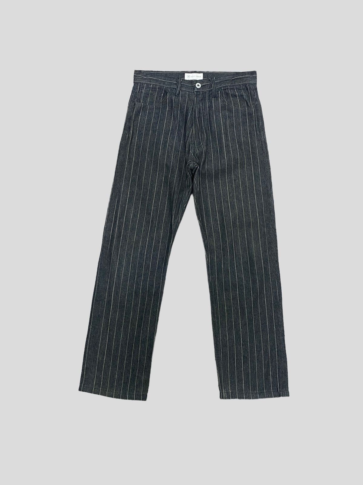 Japanese Brand VINTAGE ROOT THREE STRIPES DENIM Size US 27 - 1 Thumbnail