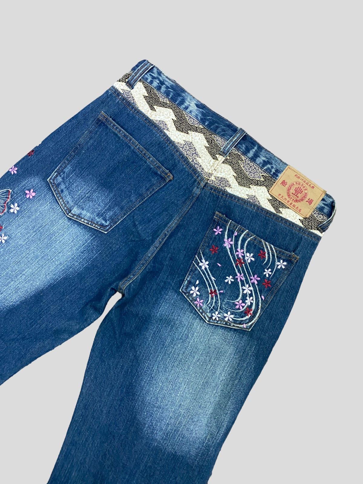 Japanese Brand × Vintage VINTAGE KARAKURI TAMASHI JAPANESE TRADITIONAL EMBROIDERY Size US 31 - 8 Thumbnail