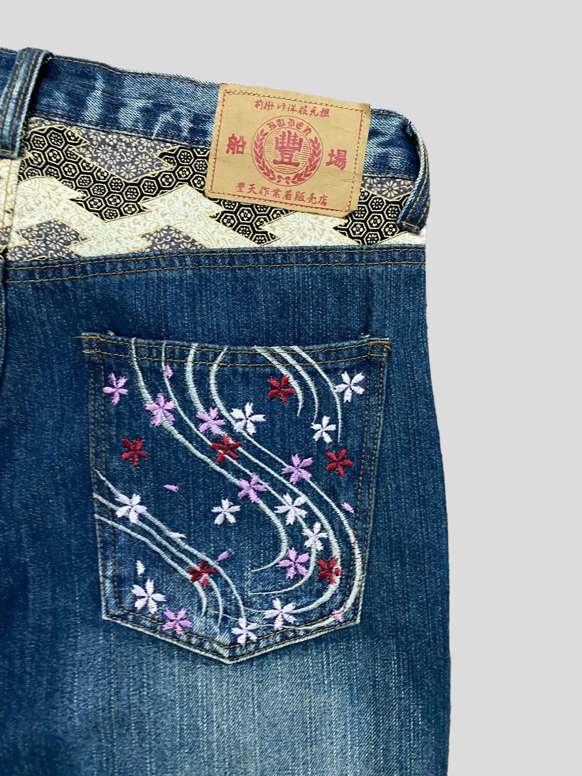 Japanese Brand × Vintage VINTAGE KARAKURI TAMASHI JAPANESE TRADITIONAL EMBROIDERY Size US 31 - 12 Thumbnail