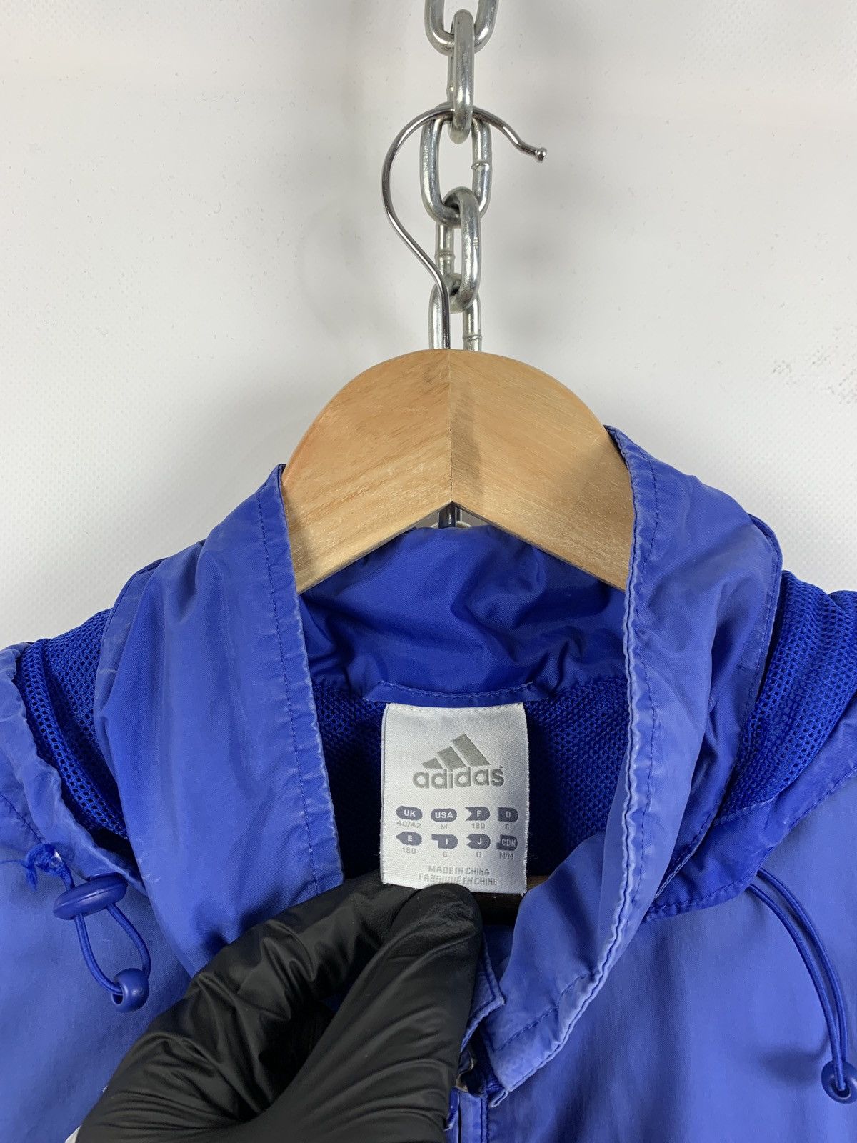 Vintage 2009 Vintage Adidas Dynamo Kiev Ukraine Faded Hoodie Jacket Size US M / EU 48-50 / 2 - 20 Thumbnail