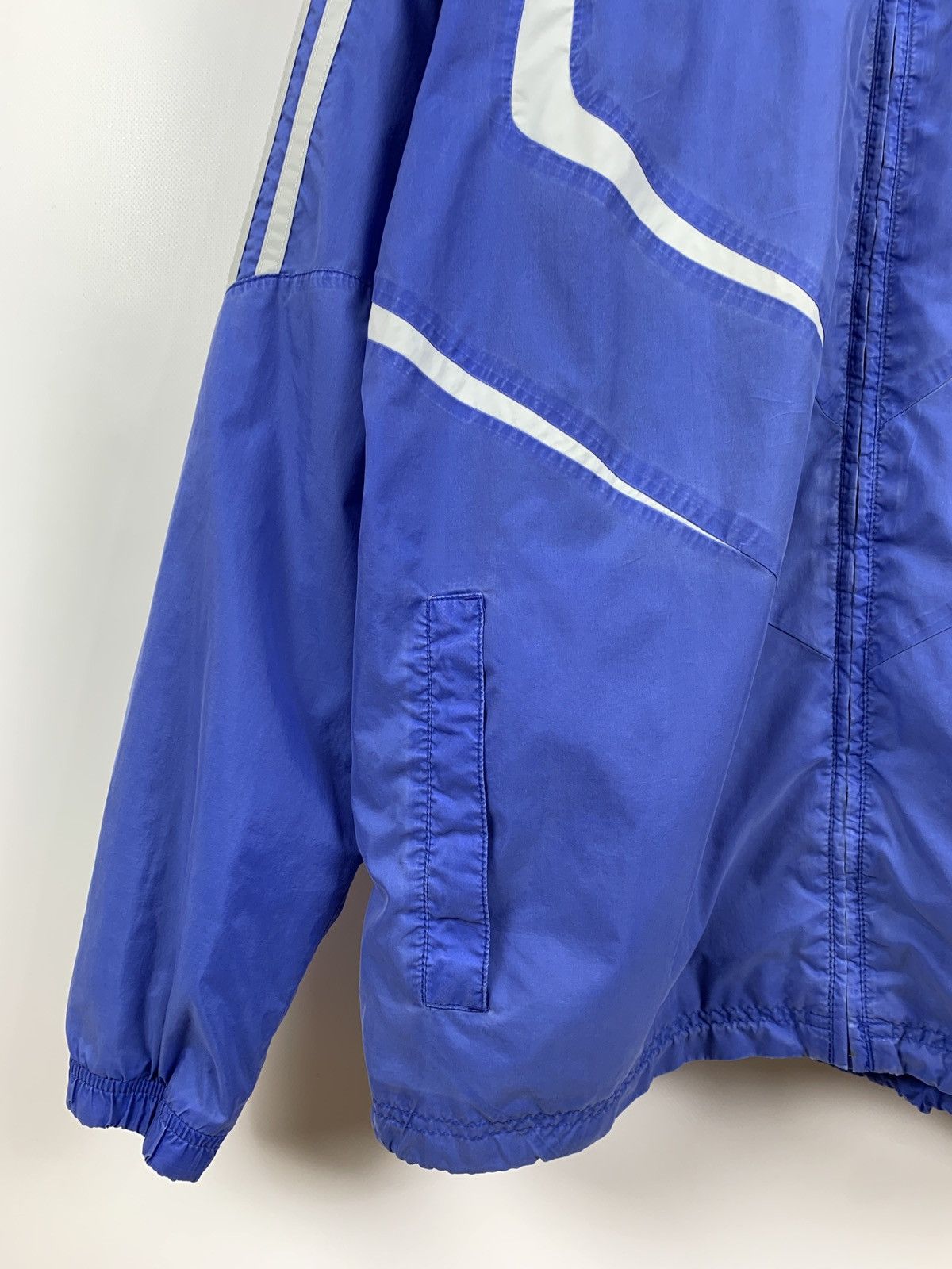 Vintage 2009 Vintage Adidas Dynamo Kiev Ukraine Faded Hoodie Jacket Size US M / EU 48-50 / 2 - 8 Thumbnail