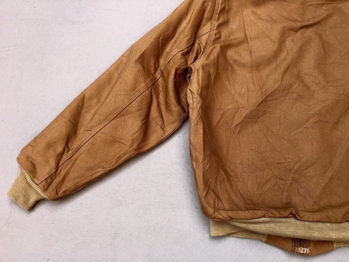 Carhartt Like New Carhartt Duck Canvas Bomber Hooded Workwear Jacket Size US M / EU 48-50 / 2 - 12 Thumbnail