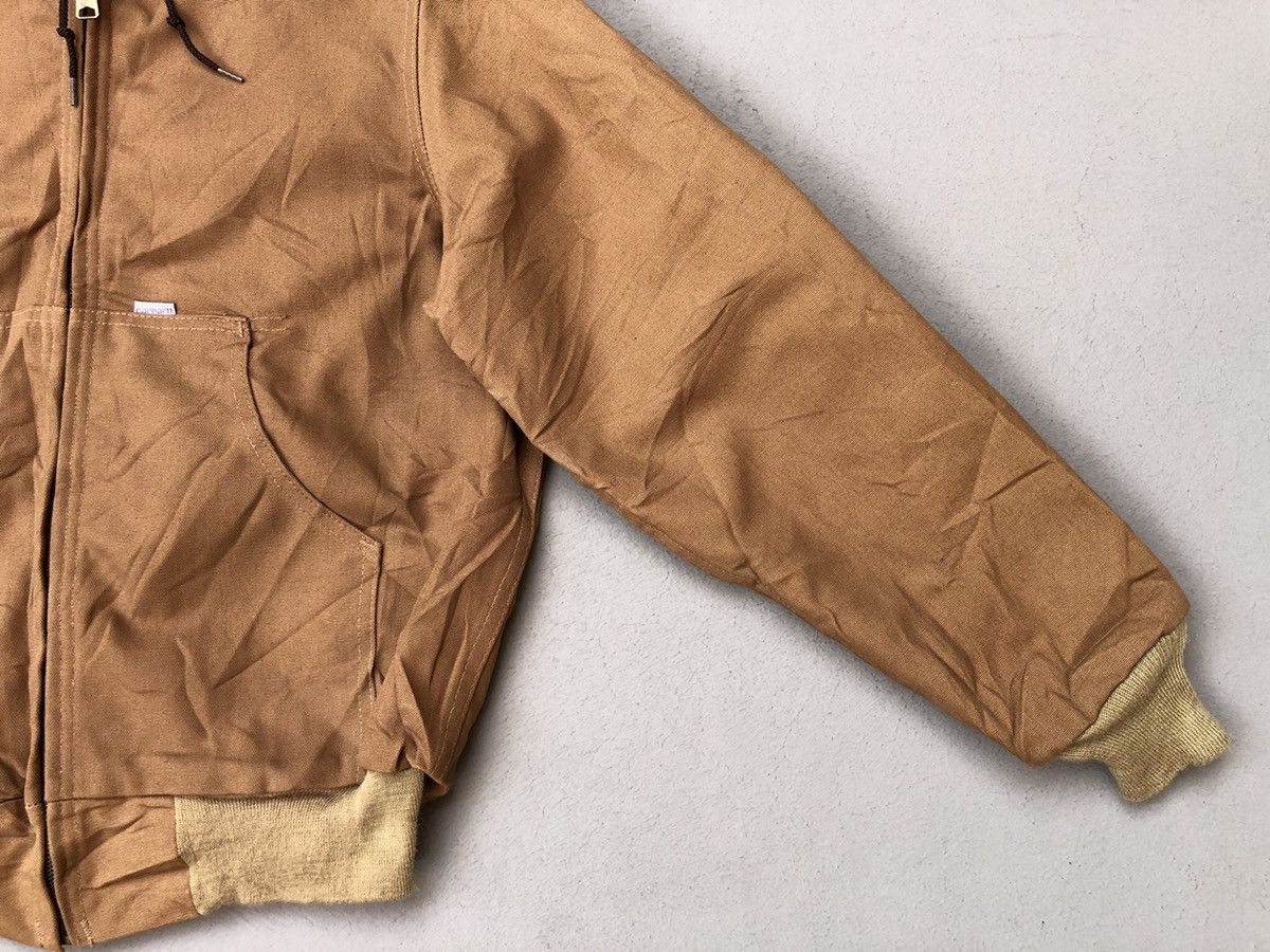 Carhartt Like New Carhartt Duck Canvas Bomber Hooded Workwear Jacket Size US M / EU 48-50 / 2 - 5 Thumbnail