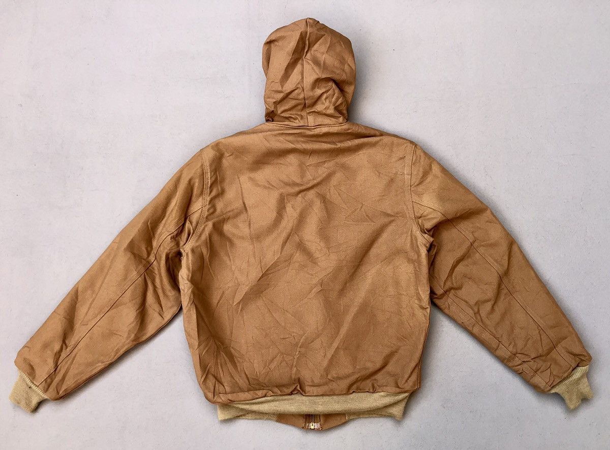 Carhartt Like New Carhartt Duck Canvas Bomber Hooded Workwear Jacket Size US M / EU 48-50 / 2 - 8 Thumbnail