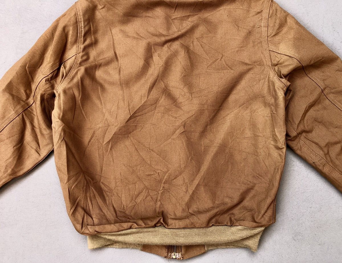 Carhartt Like New Carhartt Duck Canvas Bomber Hooded Workwear Jacket Size US M / EU 48-50 / 2 - 11 Thumbnail