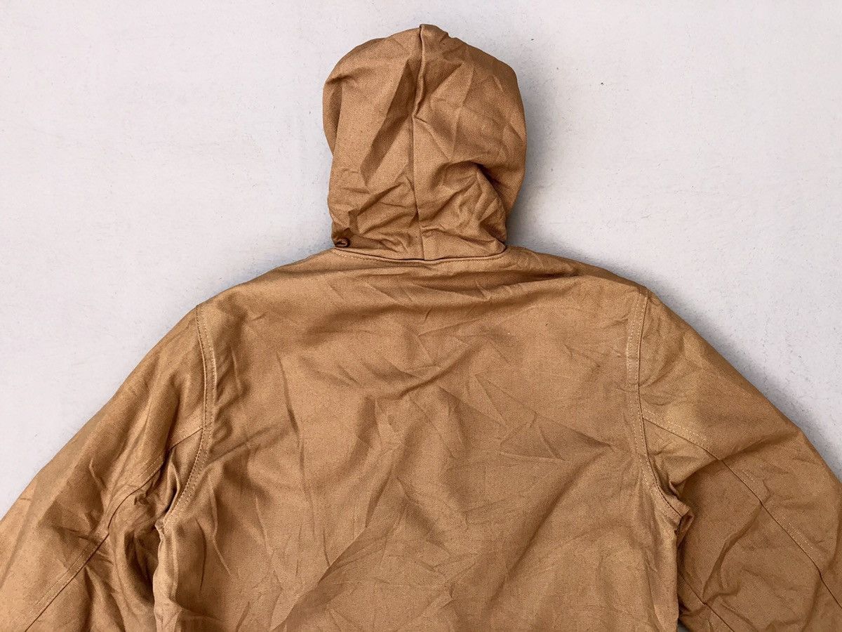 Carhartt Like New Carhartt Duck Canvas Bomber Hooded Workwear Jacket Size US M / EU 48-50 / 2 - 10 Thumbnail