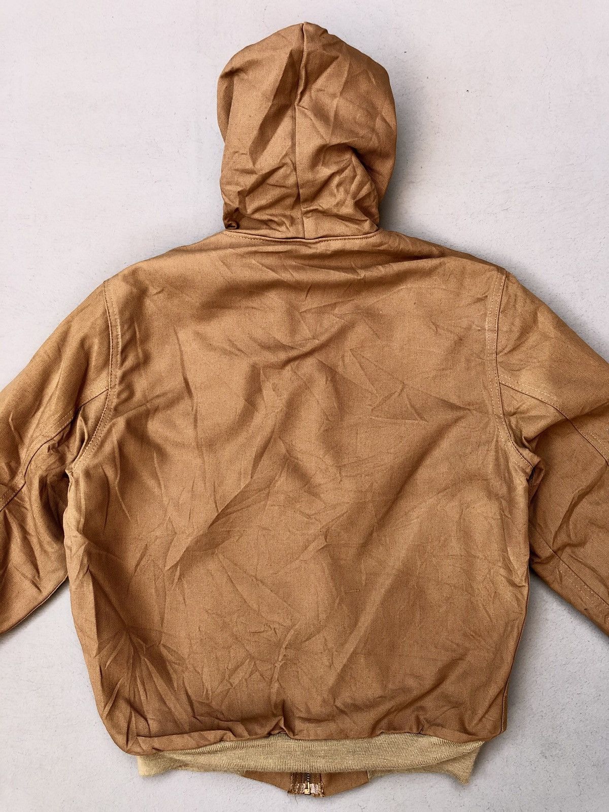Carhartt Like New Carhartt Duck Canvas Bomber Hooded Workwear Jacket Size US M / EU 48-50 / 2 - 9 Thumbnail