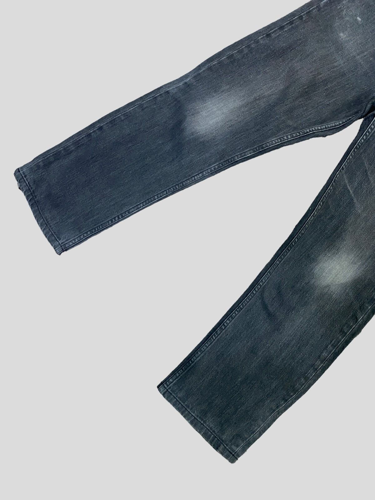 A.P.C. × Designer A.P.C PETIT STANDARD JEANS DROIT ETROIT BLACK FADED DENIM Size US 32 / EU 48 - 5 Thumbnail