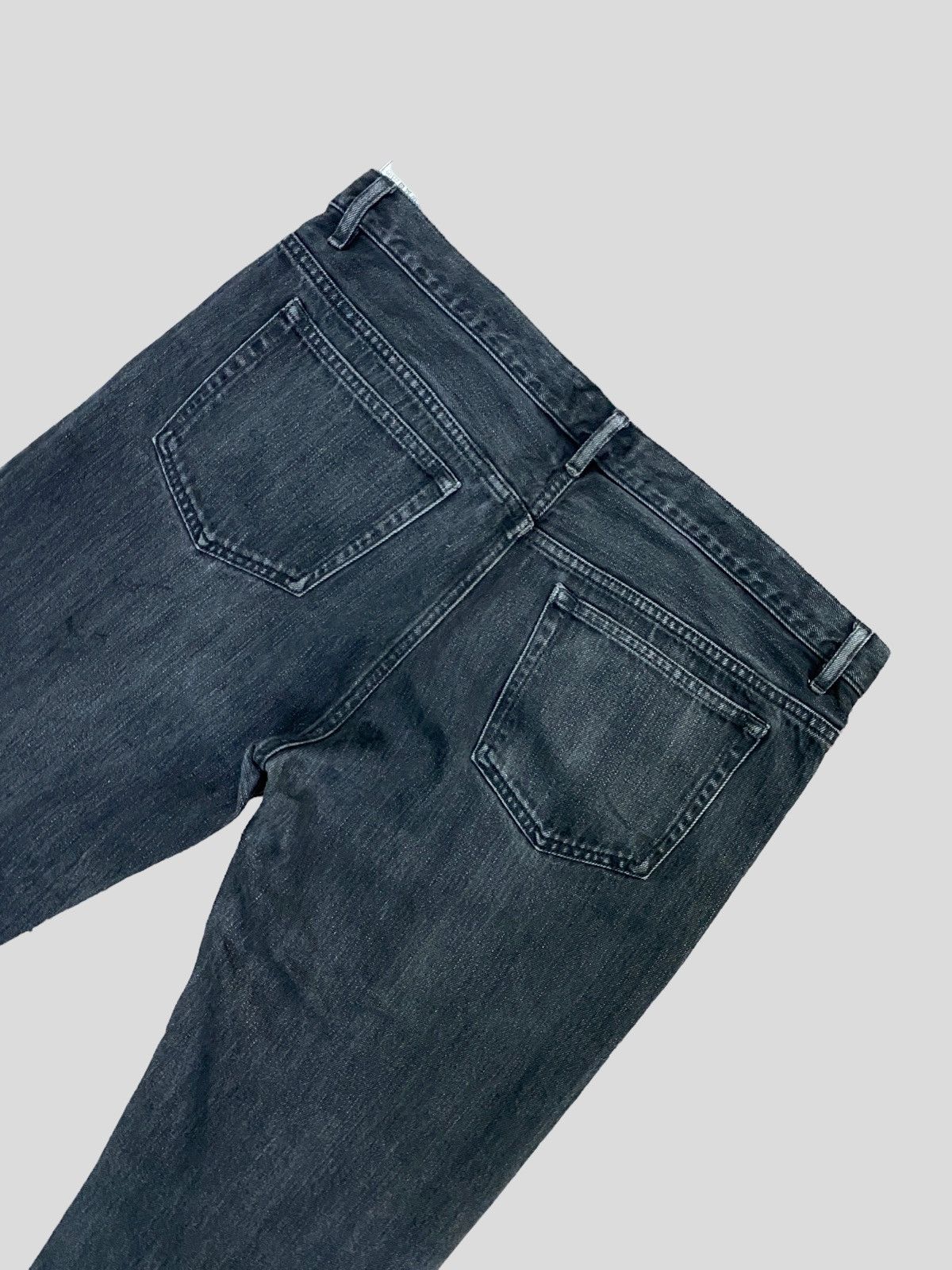 A.P.C. × Designer A.P.C PETIT STANDARD JEANS DROIT ETROIT BLACK FADED DENIM Size US 32 / EU 48 - 8 Thumbnail