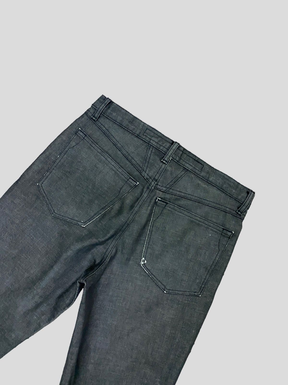 Marithe + Francois Girbaud × Vintage FAMOUS MARITHE FRANCOIS GIRBAUD WAXED JEANS Size US 27 - 7 Thumbnail