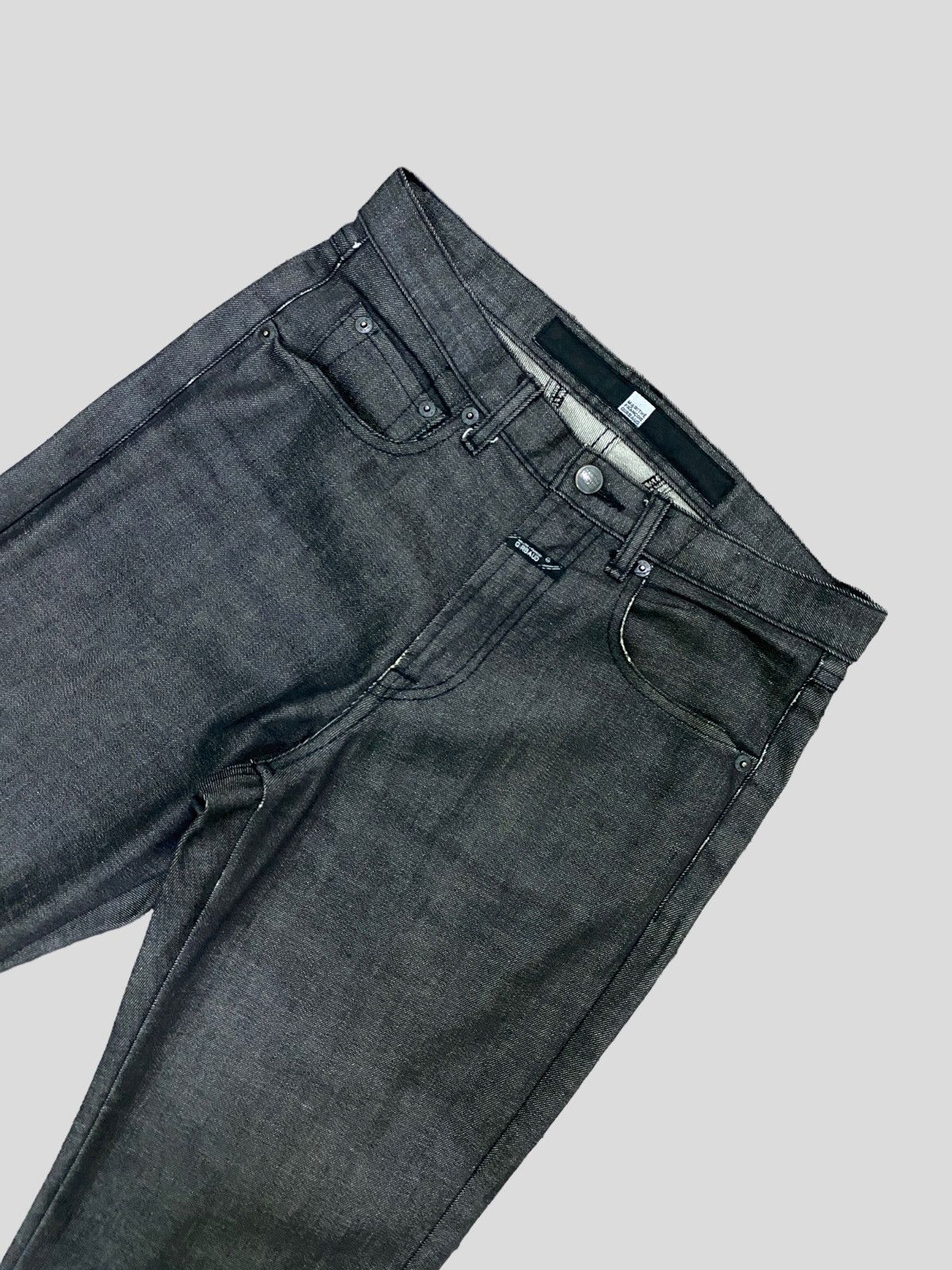 Marithe + Francois Girbaud × Vintage FAMOUS MARITHE FRANCOIS GIRBAUD WAXED JEANS Size US 27 - 3 Thumbnail