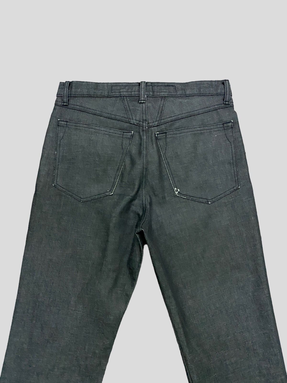 Marithe + Francois Girbaud × Vintage FAMOUS MARITHE FRANCOIS GIRBAUD WAXED JEANS Size US 27 - 9 Thumbnail