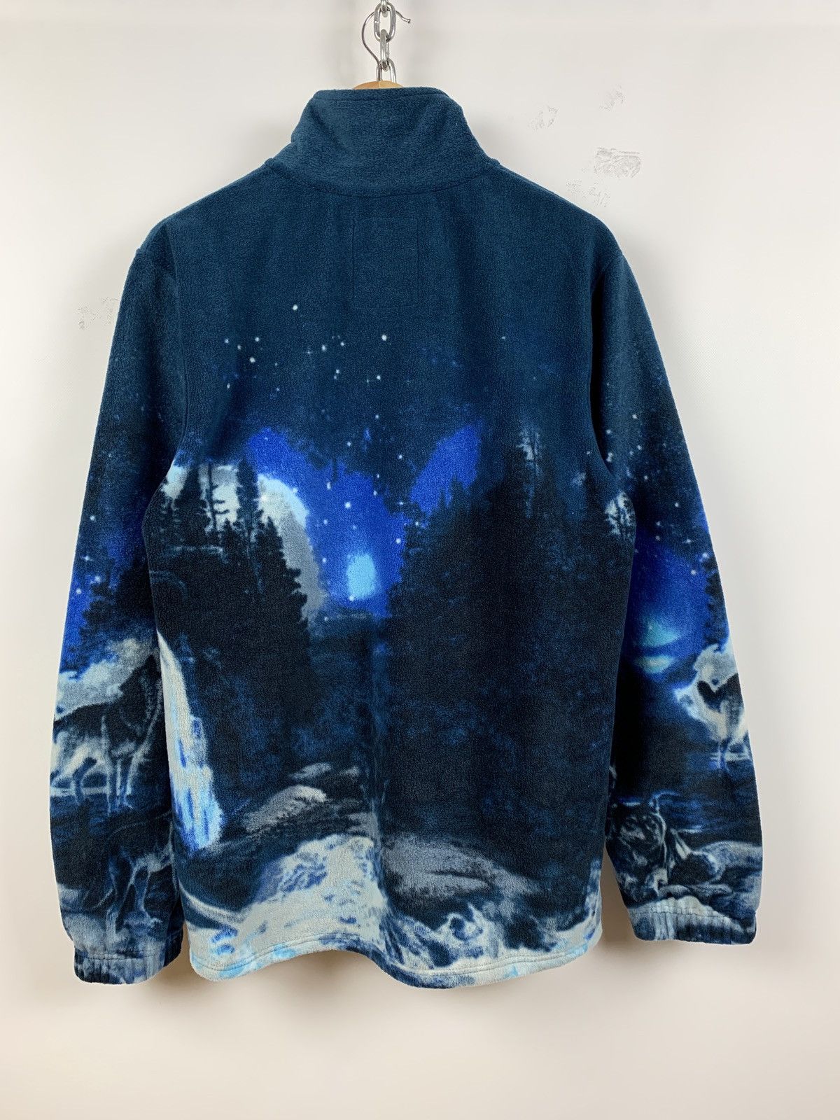 Native Vintage Wolfs Fleece All Over Print Jacket Size US L / EU 52-54 / 3 - 2 Thumbnail