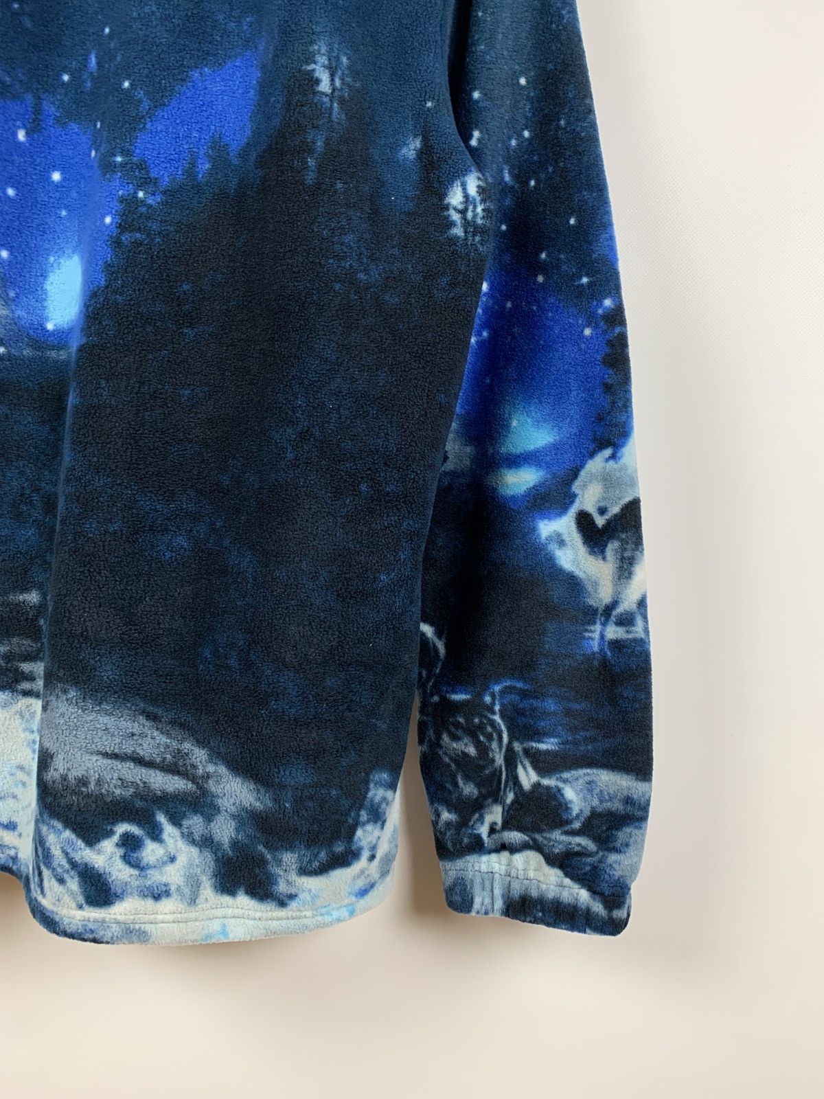 Native Vintage Wolfs Fleece All Over Print Jacket Size US L / EU 52-54 / 3 - 13 Thumbnail