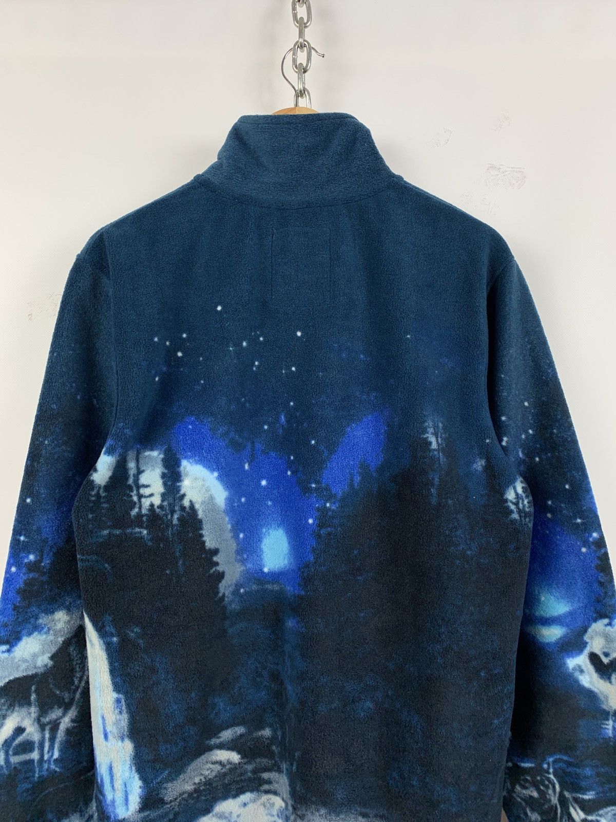Native Vintage Wolfs Fleece All Over Print Jacket Size US L / EU 52-54 / 3 - 12 Thumbnail