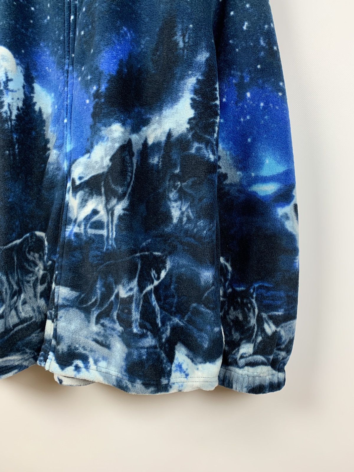 Native Vintage Wolfs Fleece All Over Print Jacket Size US L / EU 52-54 / 3 - 5 Thumbnail