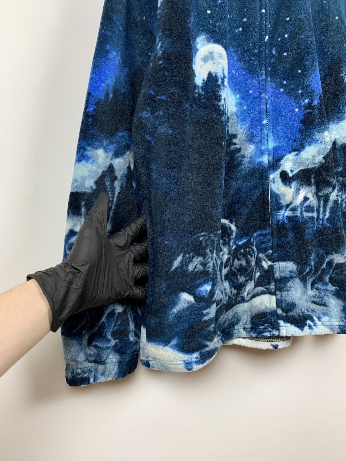 Native Vintage Wolfs Fleece All Over Print Jacket Size US L / EU 52-54 / 3 - 8 Thumbnail