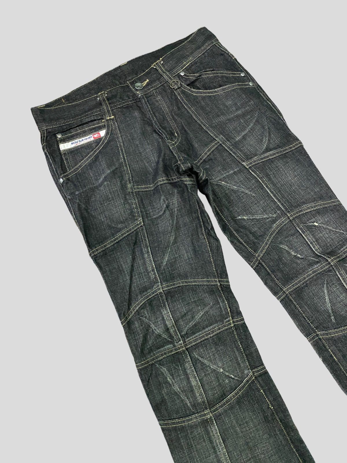 Nicole Club VINTAGE NICOLE CLUB JAPAN RECONSTRUCTED PATCH WORK JEANS Size US 28 / EU 44 - 5 Thumbnail