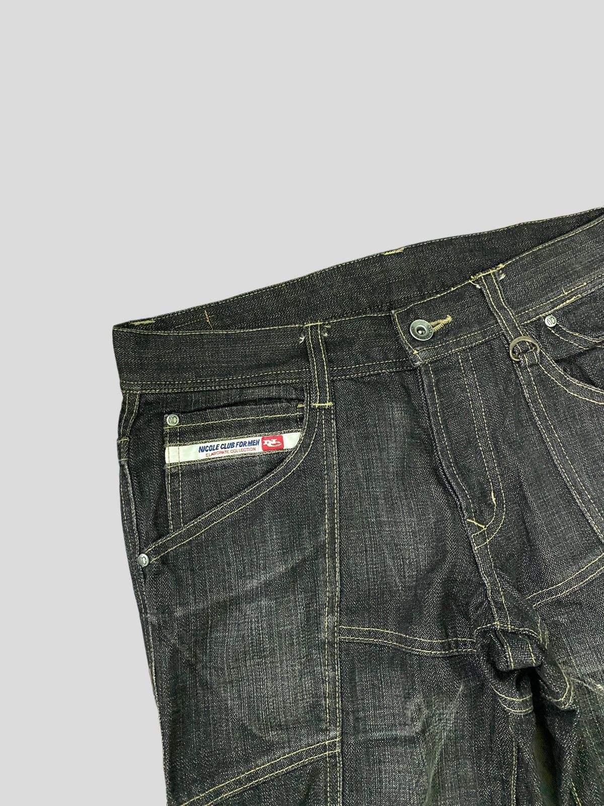 Nicole Club VINTAGE NICOLE CLUB JAPAN RECONSTRUCTED PATCH WORK JEANS Size US 28 / EU 44 - 6 Thumbnail