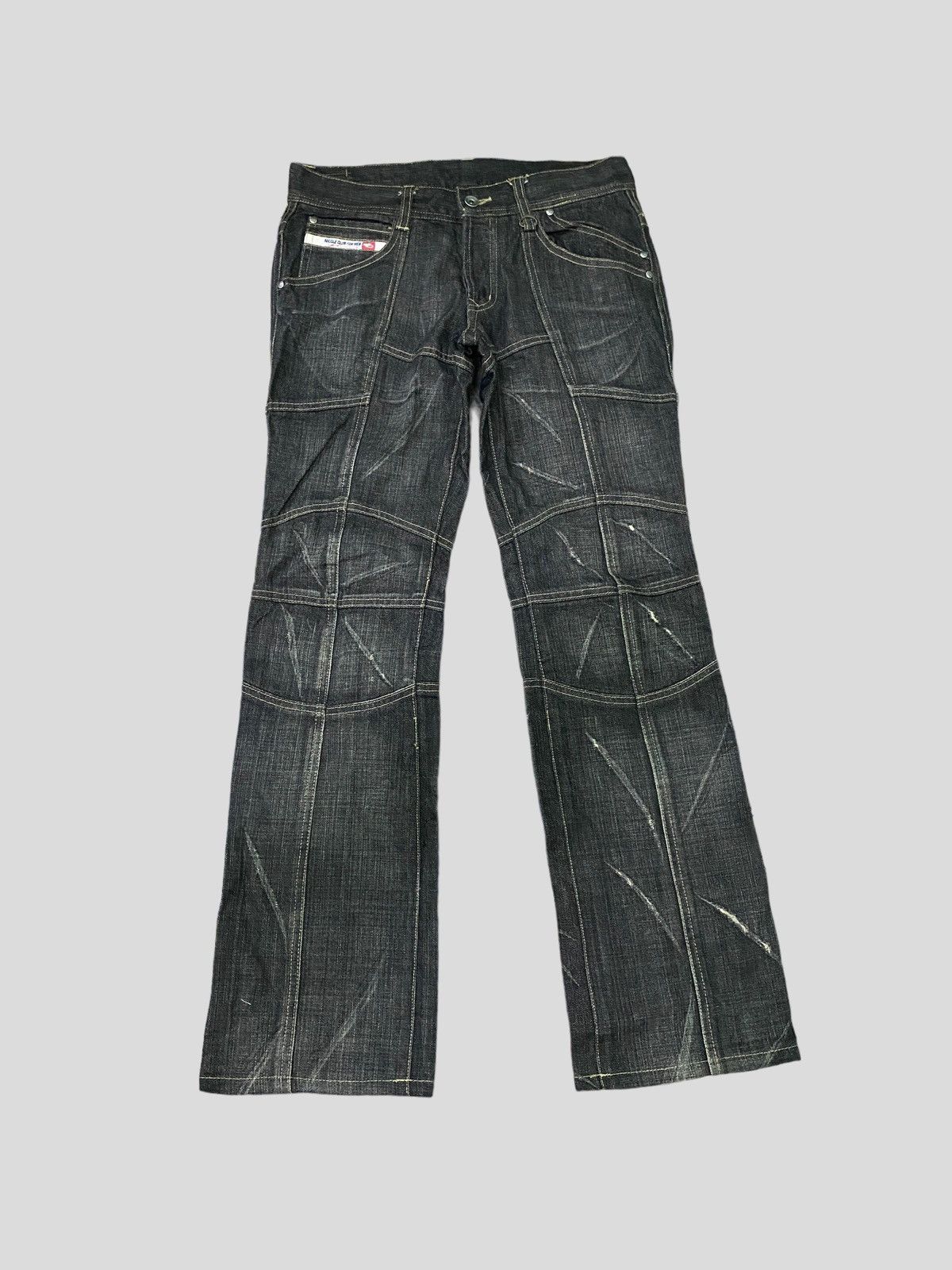 Nicole Club VINTAGE NICOLE CLUB JAPAN RECONSTRUCTED PATCH WORK JEANS Size US 28 / EU 44 - 1 Thumbnail