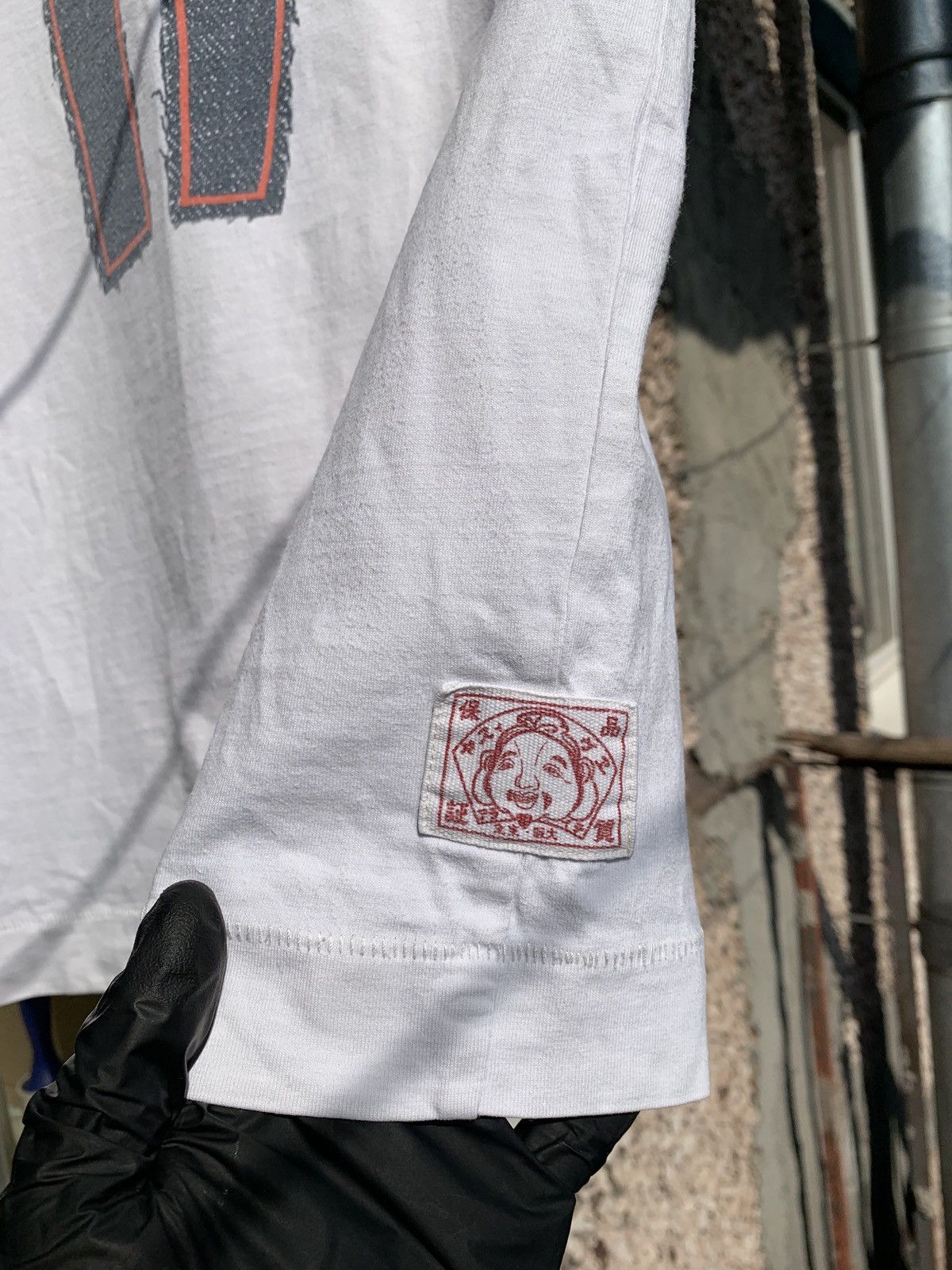 Evisu Vintage Evisu Denim Print White T-Shirt Size US M / EU 48-50 / 2 - 12 Thumbnail
