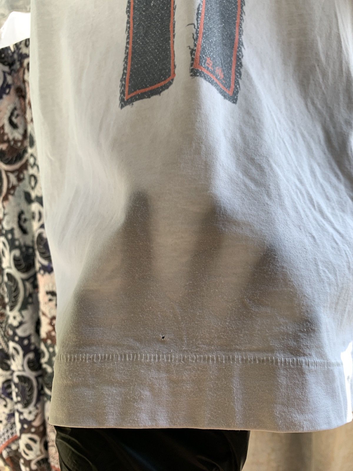 Evisu Vintage Evisu Denim Print White T-Shirt Size US M / EU 48-50 / 2 - 22 Thumbnail