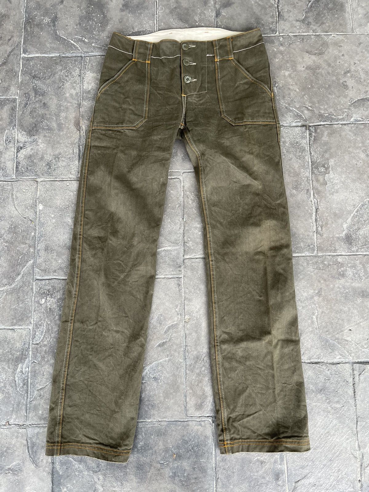 image of John Bull x Kojima Genes Japan Japan Made Johnbull Kojima J8 Cargo Tactical Pant in Olive Green (Si