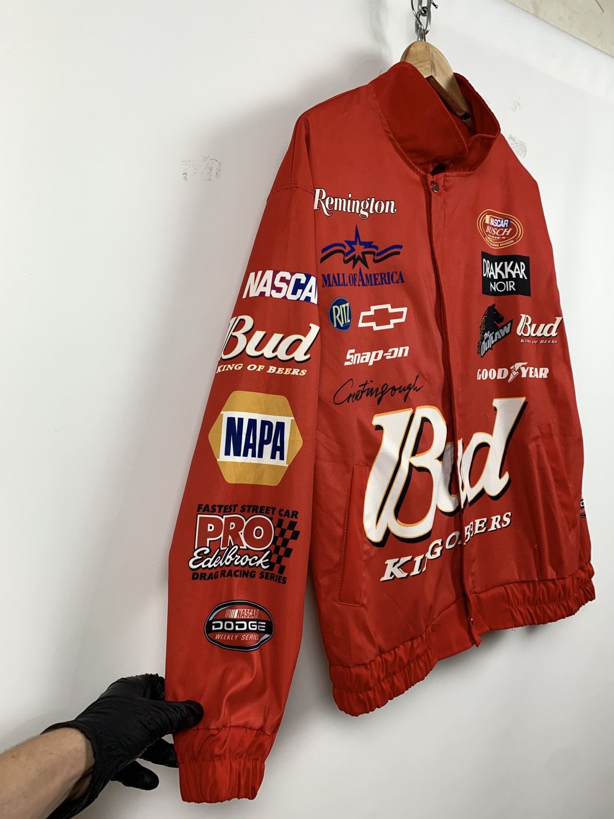 Formula 1 Nascar Bud Red Racing Light Jacket Size US M / EU 48-50 / 2 - 9 Thumbnail