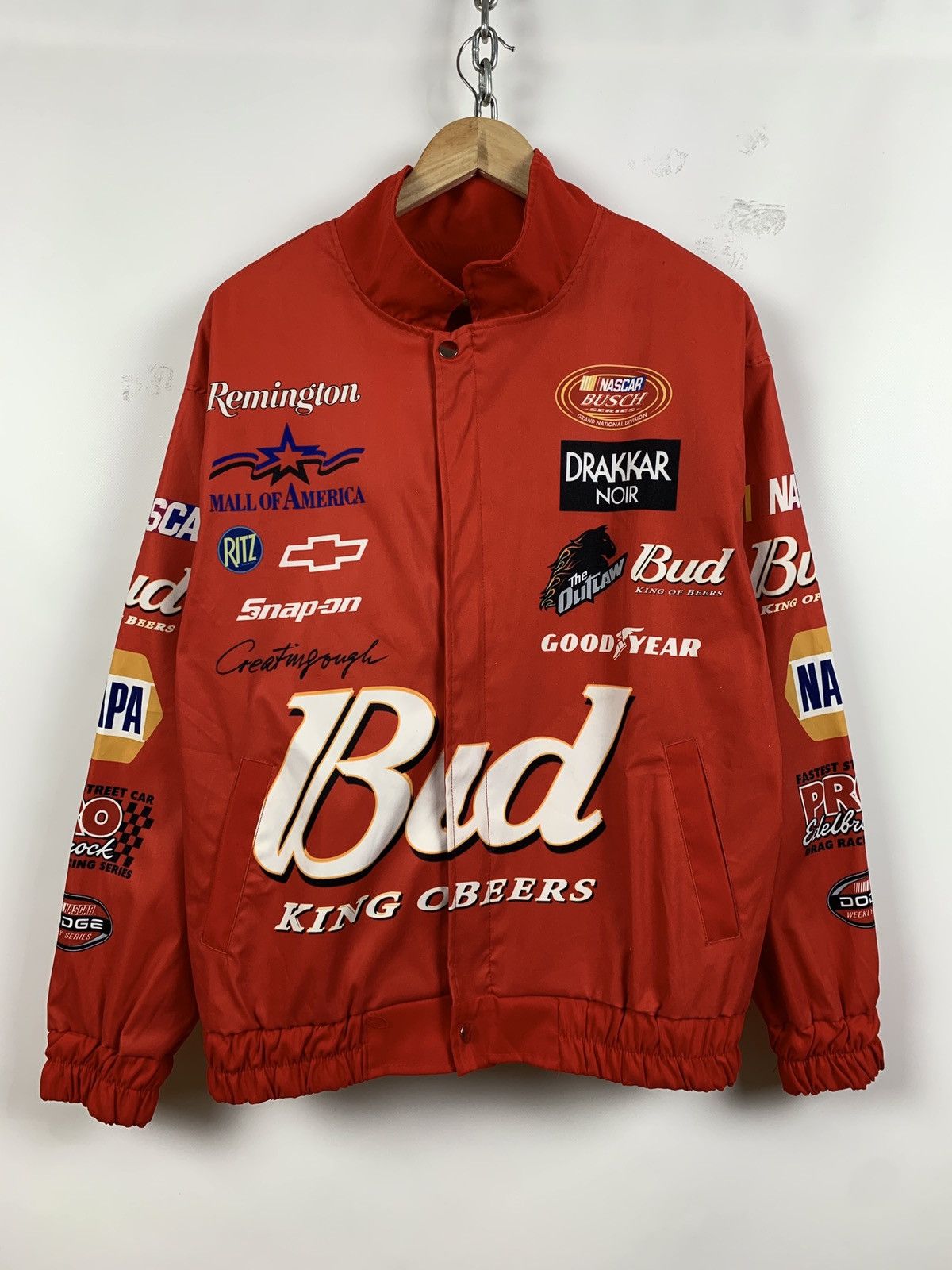Formula 1 Nascar Bud Red Racing Light Jacket Size US M / EU 48-50 / 2 - 1 Thumbnail