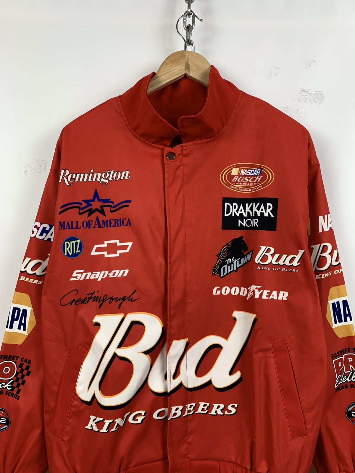 Formula 1 Nascar Bud Red Racing Light Jacket Size US M / EU 48-50 / 2 - 2 Thumbnail