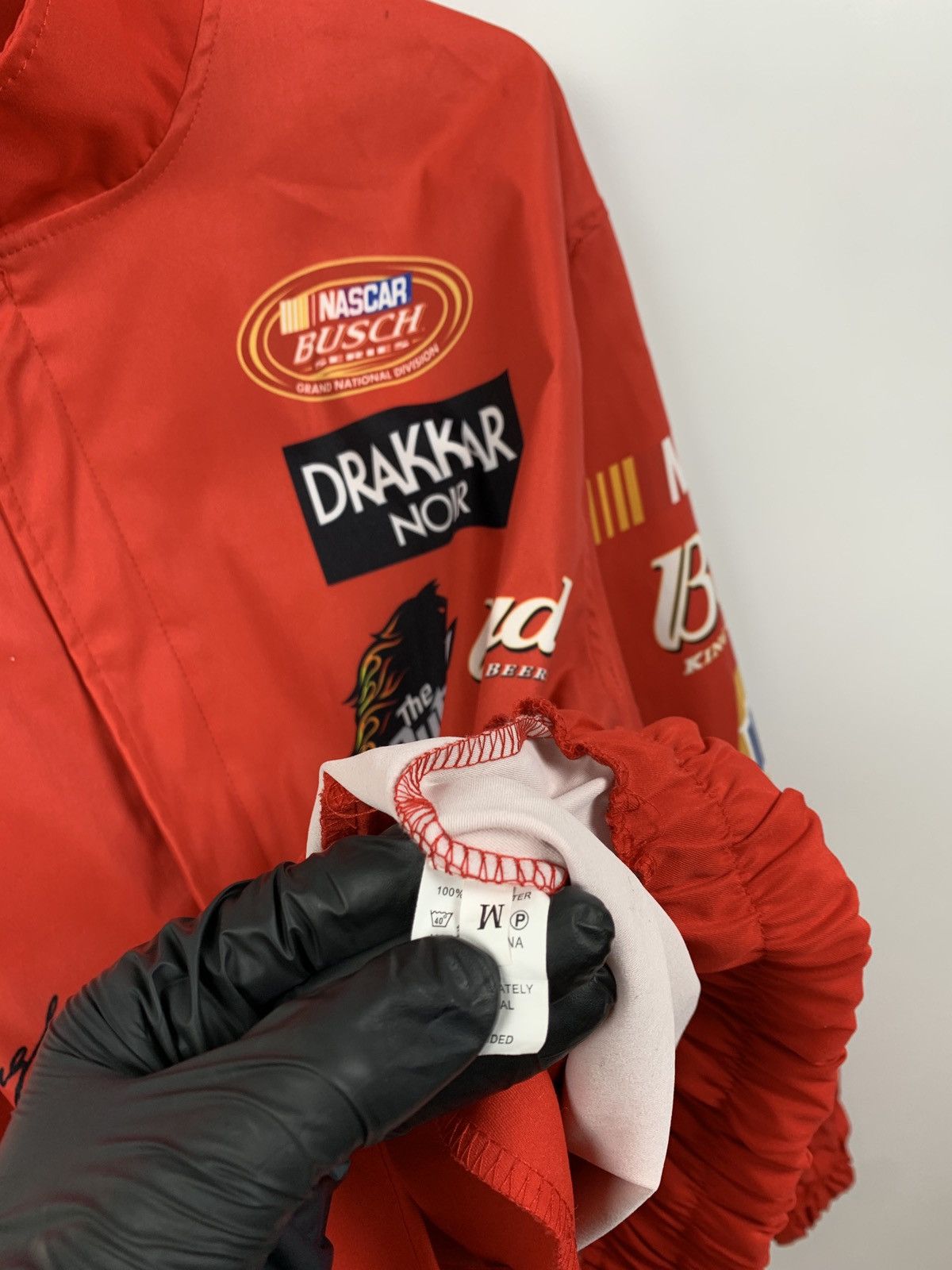 Formula 1 Nascar Bud Red Racing Light Jacket Size US M / EU 48-50 / 2 - 16 Thumbnail