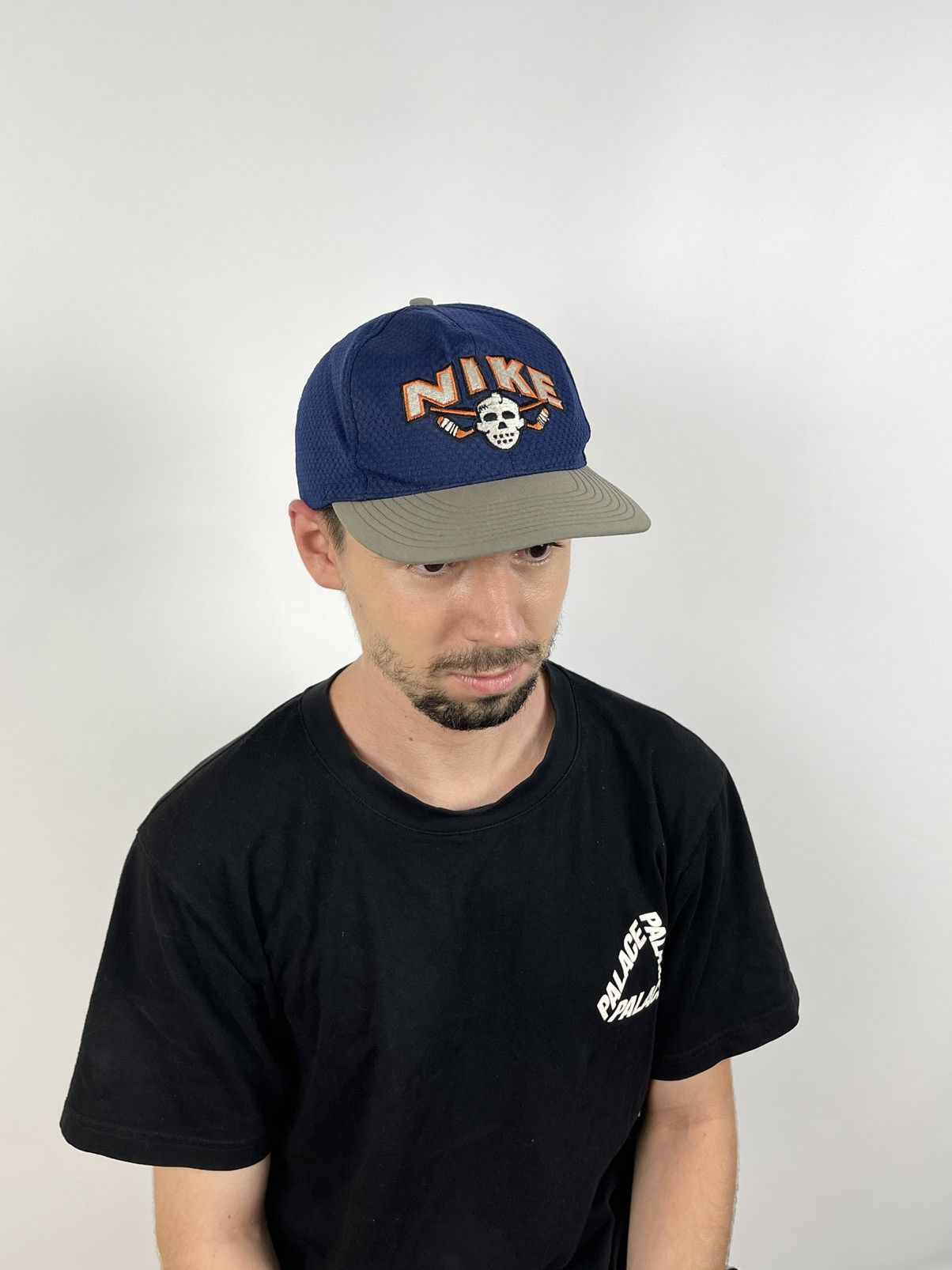 Nike 90s Vintage Nike Swoosh Cap Size ONE SIZE - 1 Thumbnail