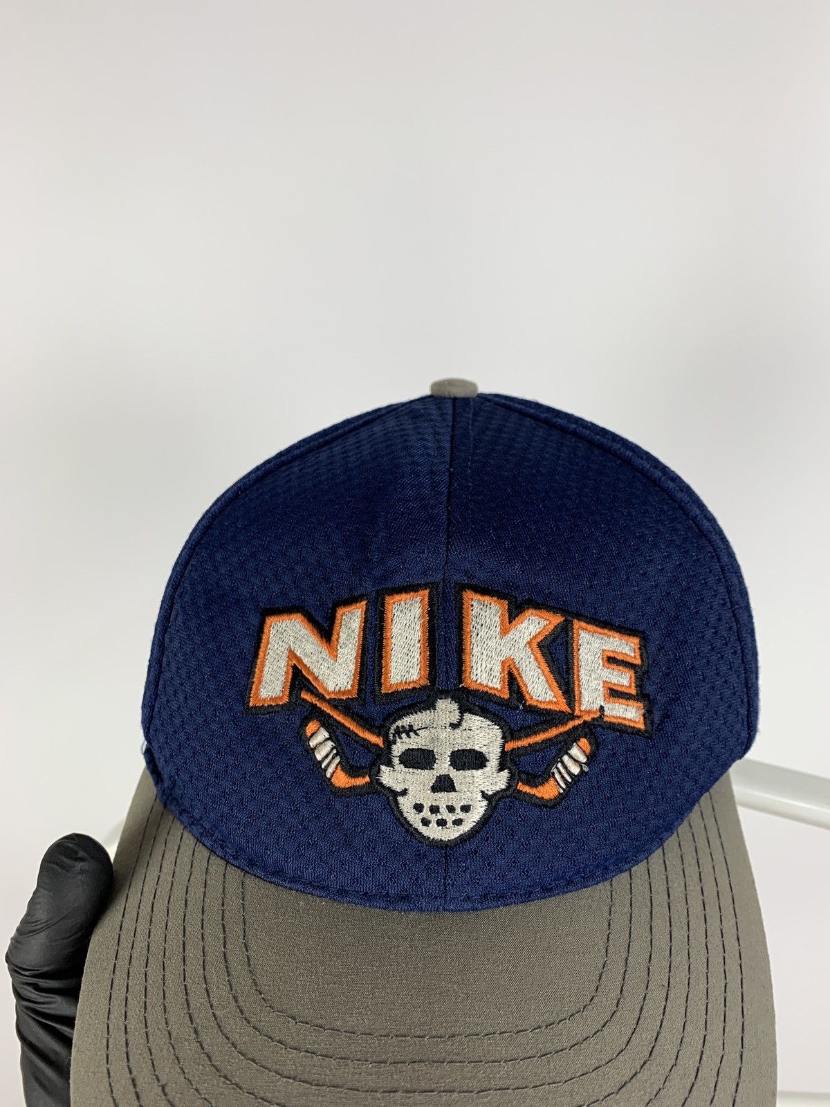 Nike 90s Vintage Nike Swoosh Cap Size ONE SIZE - 6 Thumbnail