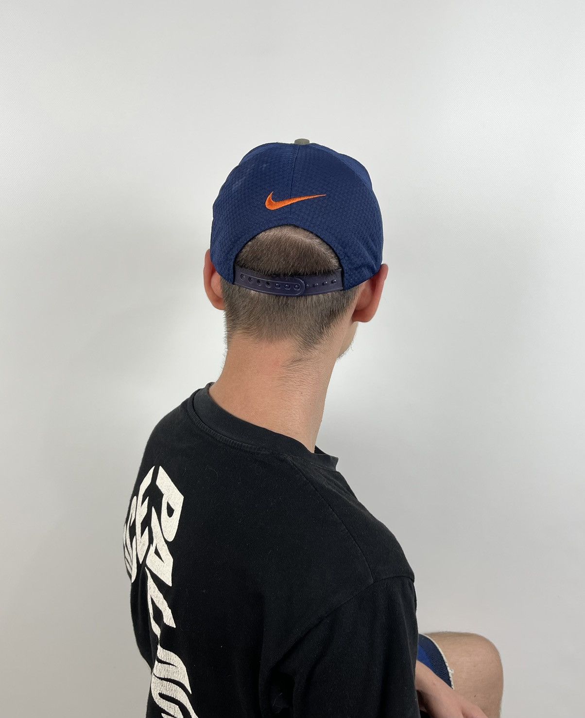 Nike 90s Vintage Nike Swoosh Cap Size ONE SIZE - 4 Thumbnail