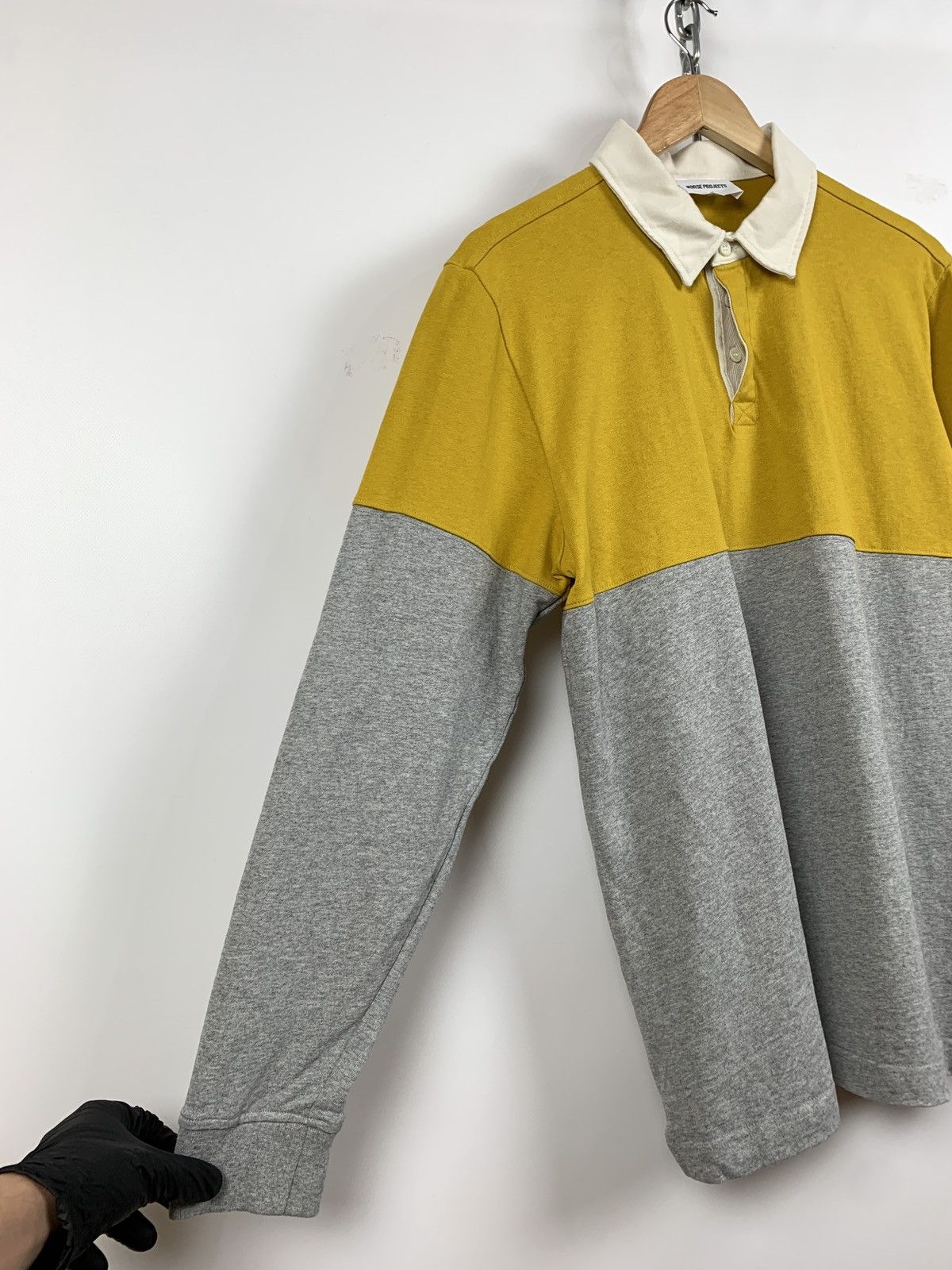 Norse Projects Norse Projects Ruben Polo Colour Block Long Sleeve Shirt Size US M / EU 48-50 / 2 - 6 Thumbnail