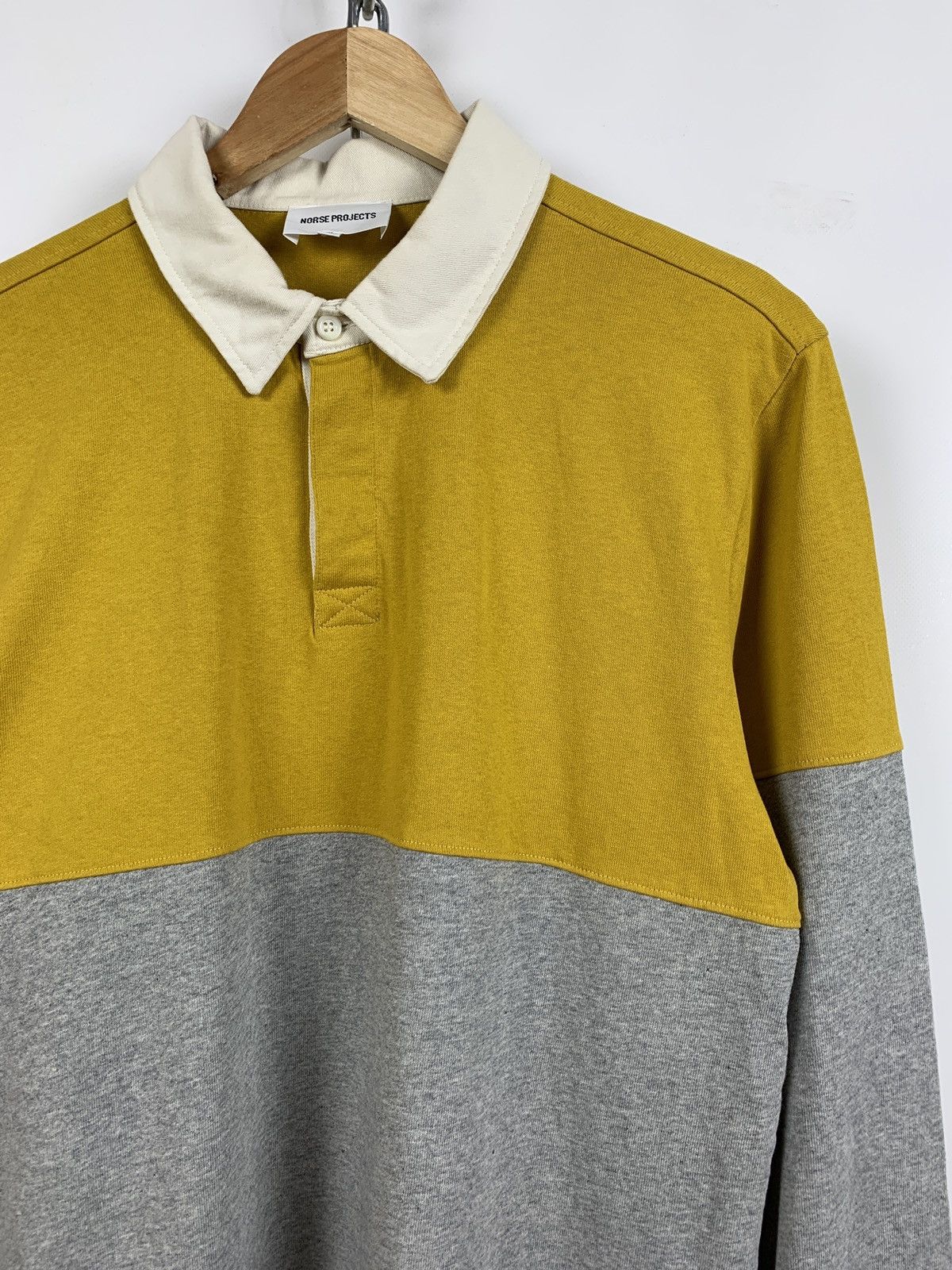 Norse Projects Norse Projects Ruben Polo Colour Block Long Sleeve Shirt Size US M / EU 48-50 / 2 - 4 Thumbnail