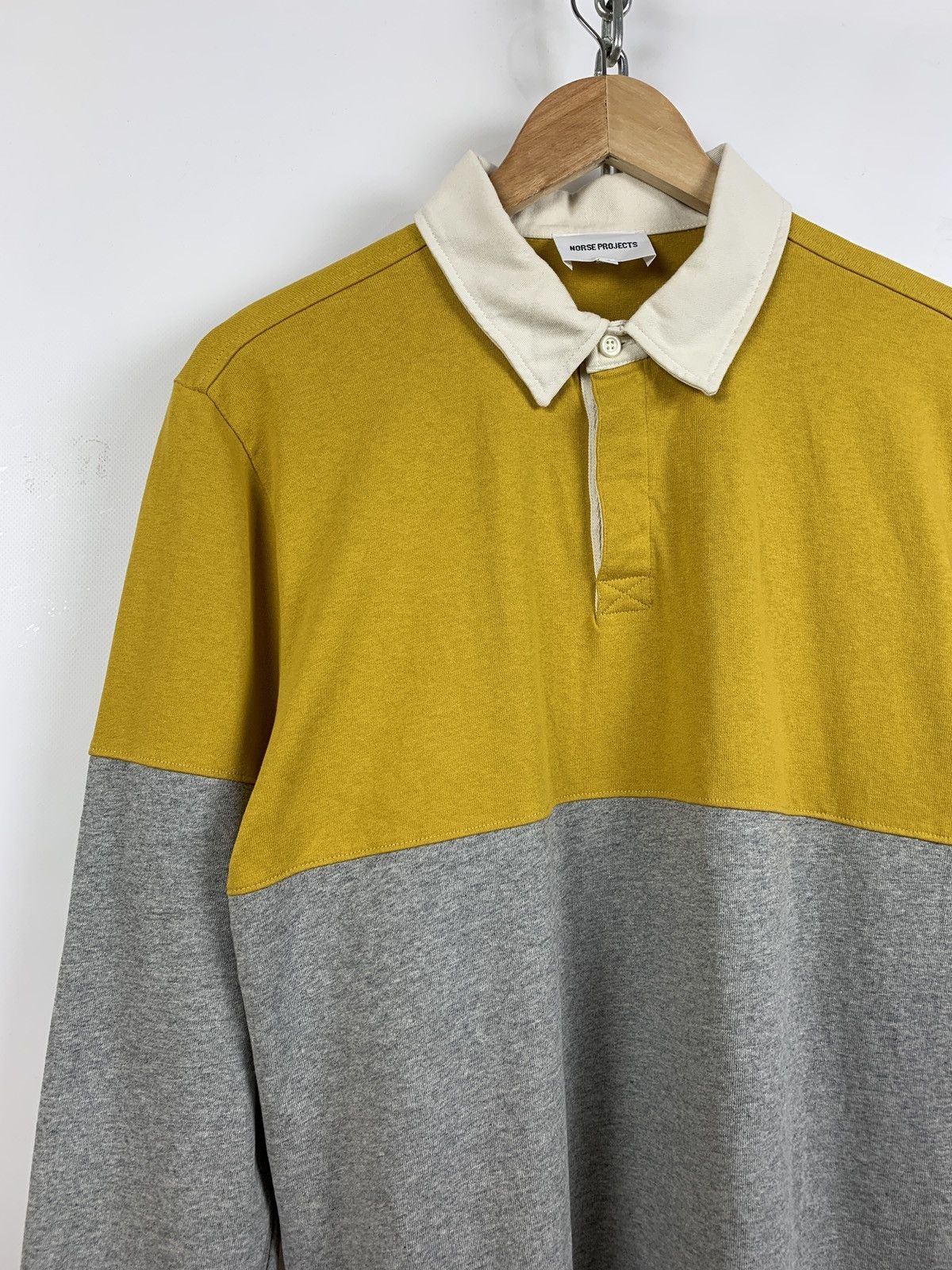 Norse Projects Norse Projects Ruben Polo Colour Block Long Sleeve Shirt Size US M / EU 48-50 / 2 - 5 Thumbnail
