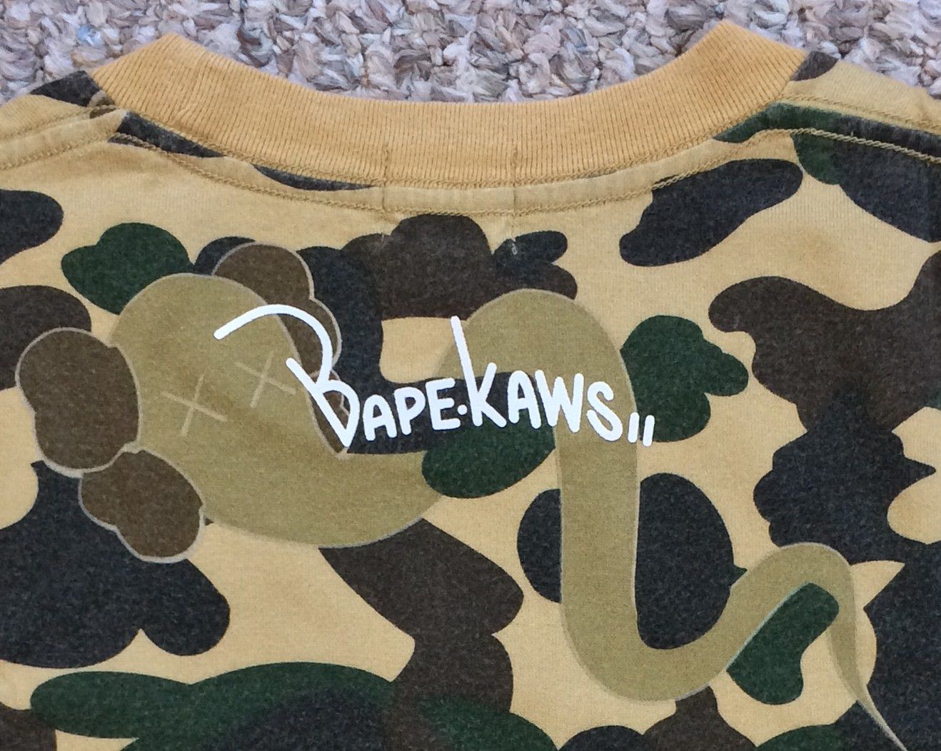 Bape × Kaws F/W 2005 Bape x Kaws 1st Camo Tee Size US M / EU 48-50 / 2 - 4 Thumbnail