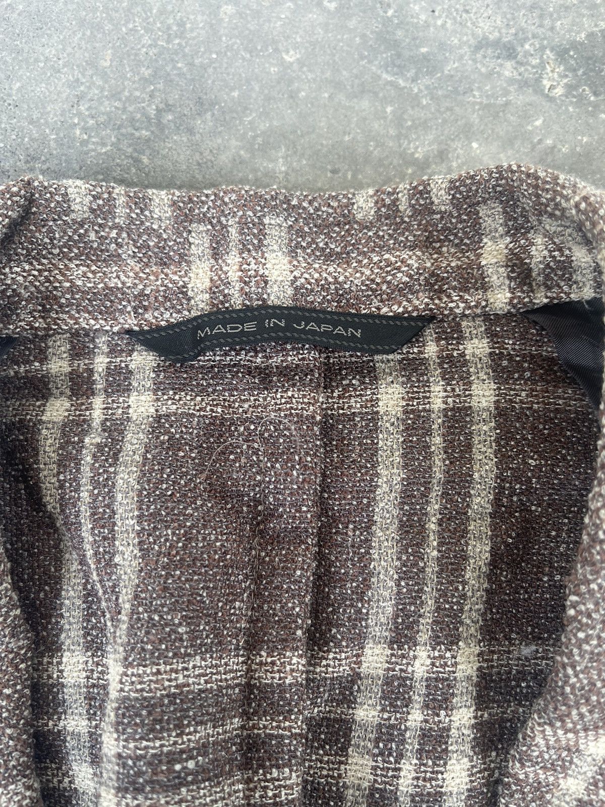 Japanese Brand JAPAN MADE D’Urban Plaid Blazer Size 44R - 4 Thumbnail