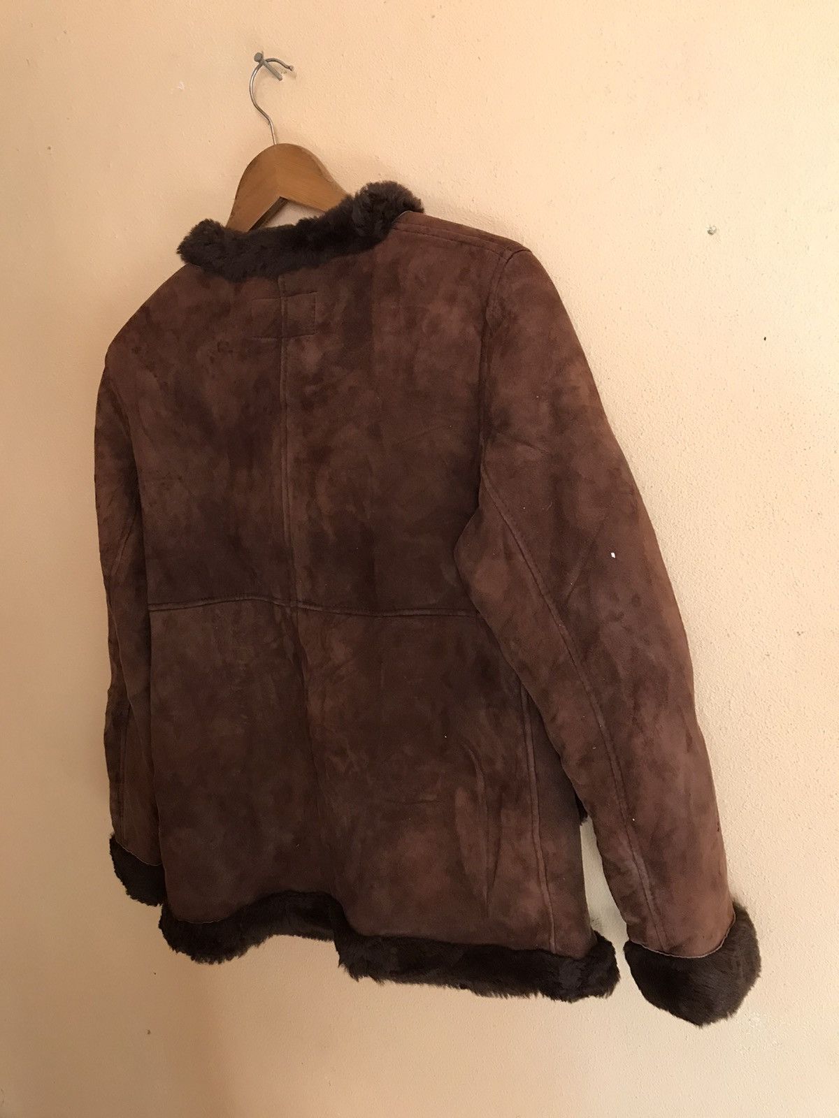 Designer RARE SHEEPSKIN LEATHER JACKET FOR WOMEN Size US L / EU 52-54 / 3 - 6 Thumbnail