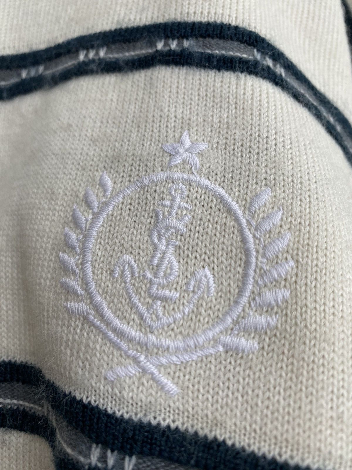 Yves Saint Laurent 90’s Wool YSL Sweater Cream White Size US L / EU 52-54 / 3 - 15 Thumbnail