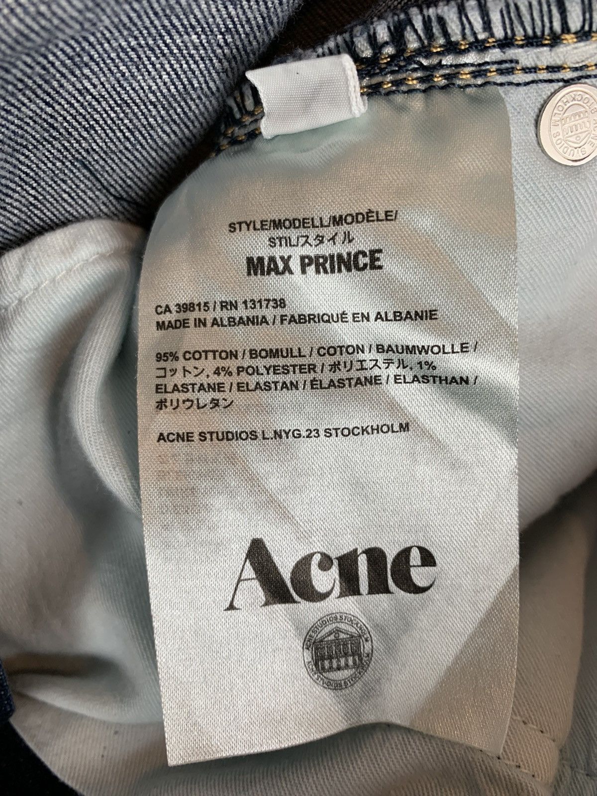 Acne Studios Max Prince Size US 32 / EU 48 - 5 Thumbnail
