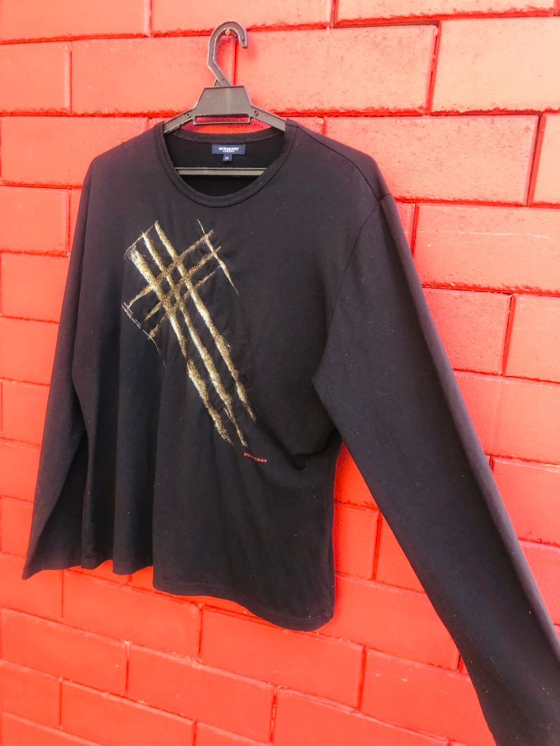 Burberry × Japanese Brand × Vintage Vintage Burberrys Japanese Black Designer Fashion Style Size US M / EU 48-50 / 2 - 4 Thumbnail