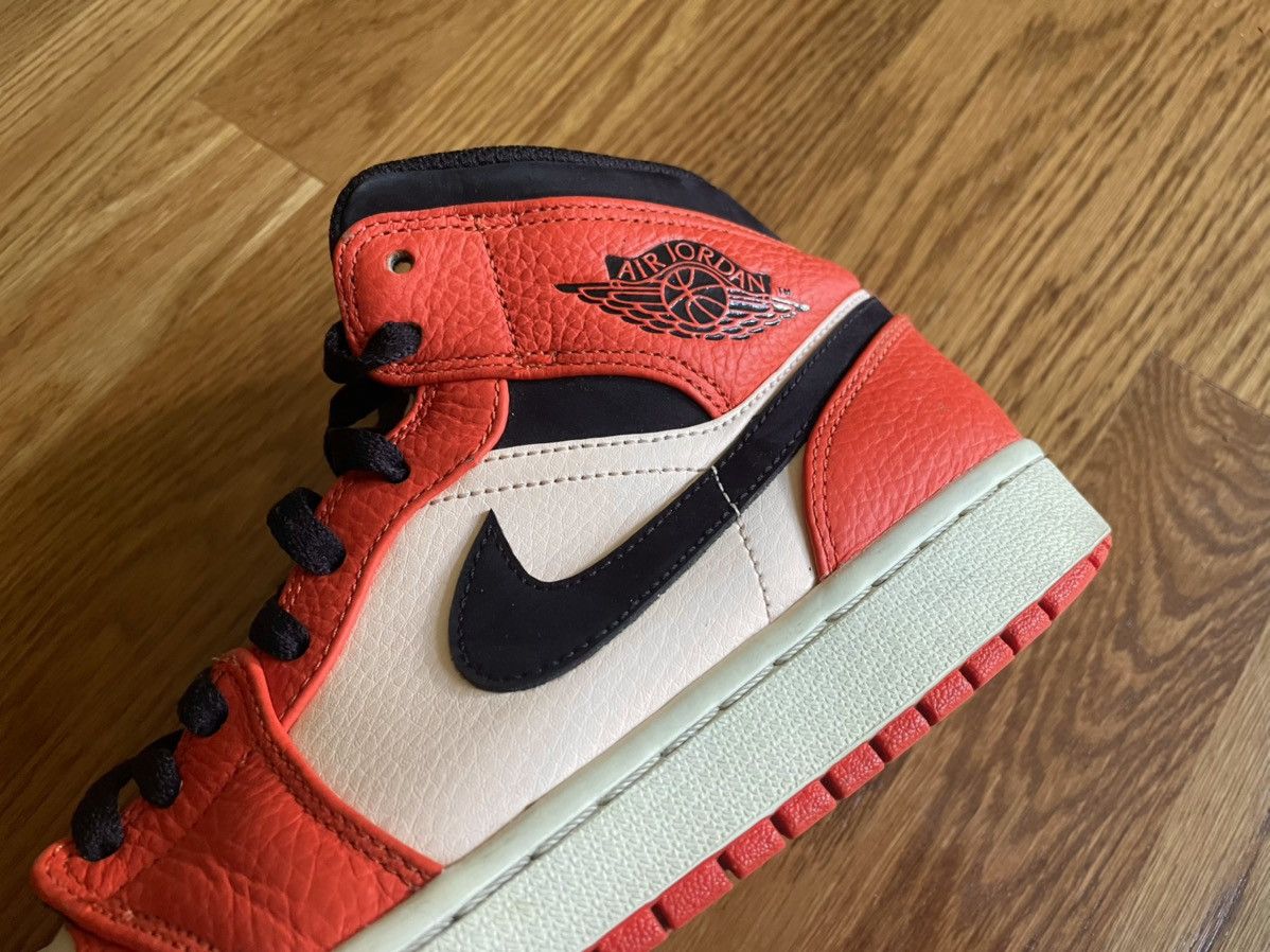 Jordan Brand 9 Air Jordan 1 Mid Team Orange Shattered Backboard SE 3 4 5 Size US 9 / EU 42 - 5 Thumbnail