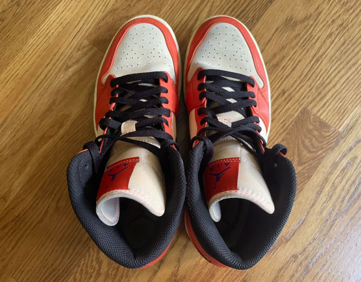 Jordan Brand 9 Air Jordan 1 Mid Team Orange Shattered Backboard SE 3 4 5 Size US 9 / EU 42 - 7 Thumbnail