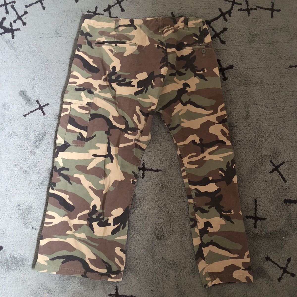 Facetasm Facetasm SS10 Asymmetrical Camo Pants Archive Size US 38 / EU 54 - 2 Thumbnail