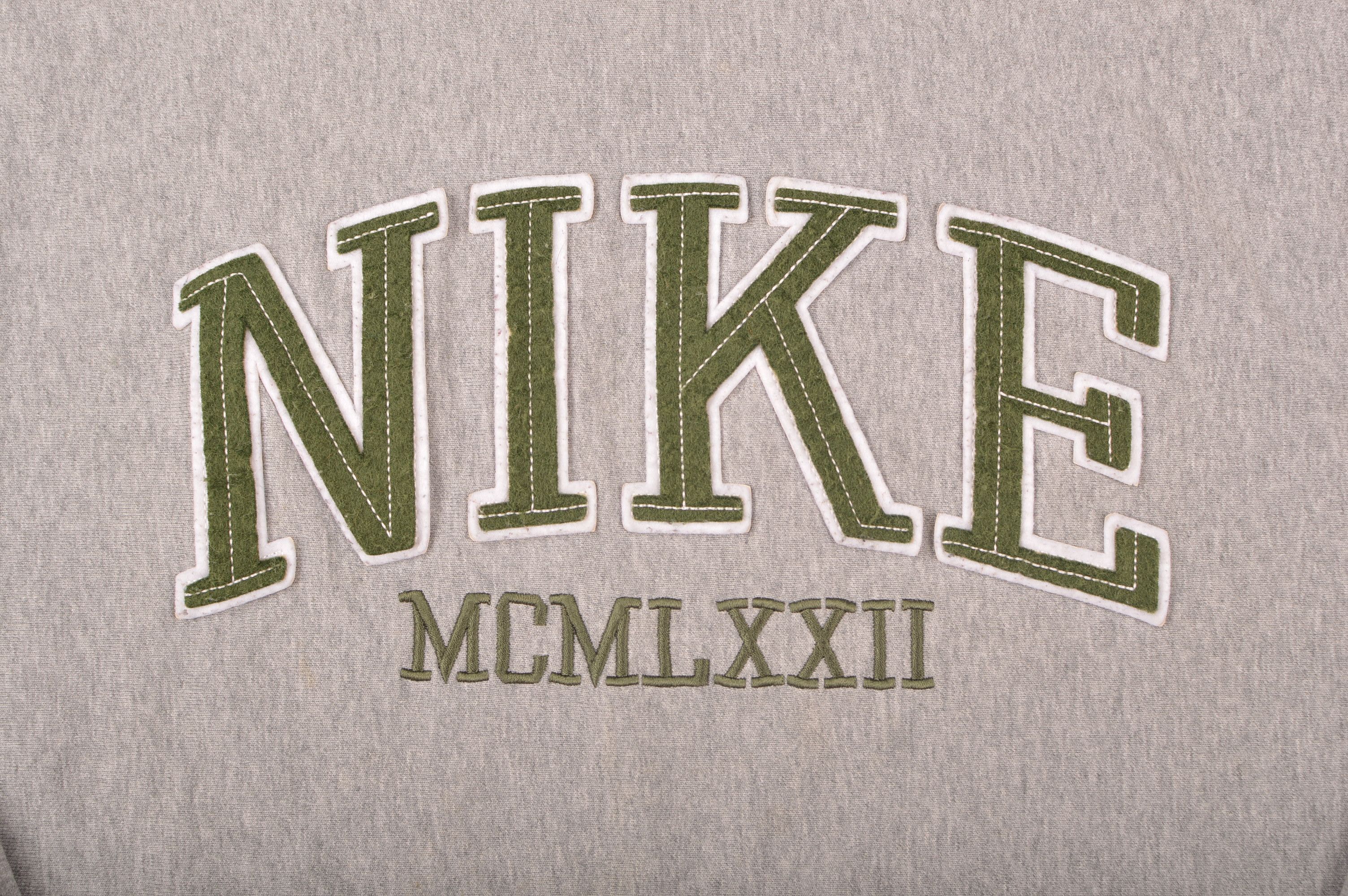 Nike × Vintage Nike Vintage 2000s Big Spellout Logo MCMLXXII Hoody Size US M / EU 48-50 / 2 - 2 Thumbnail