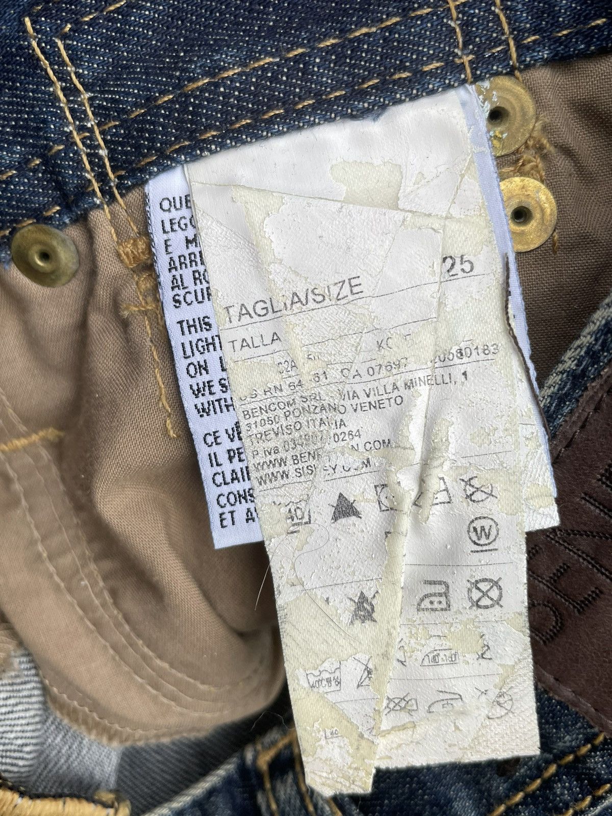 Benetton Benetton Custom Distresed Denim Size 30" / US 8 / IT 44 - 13 Thumbnail