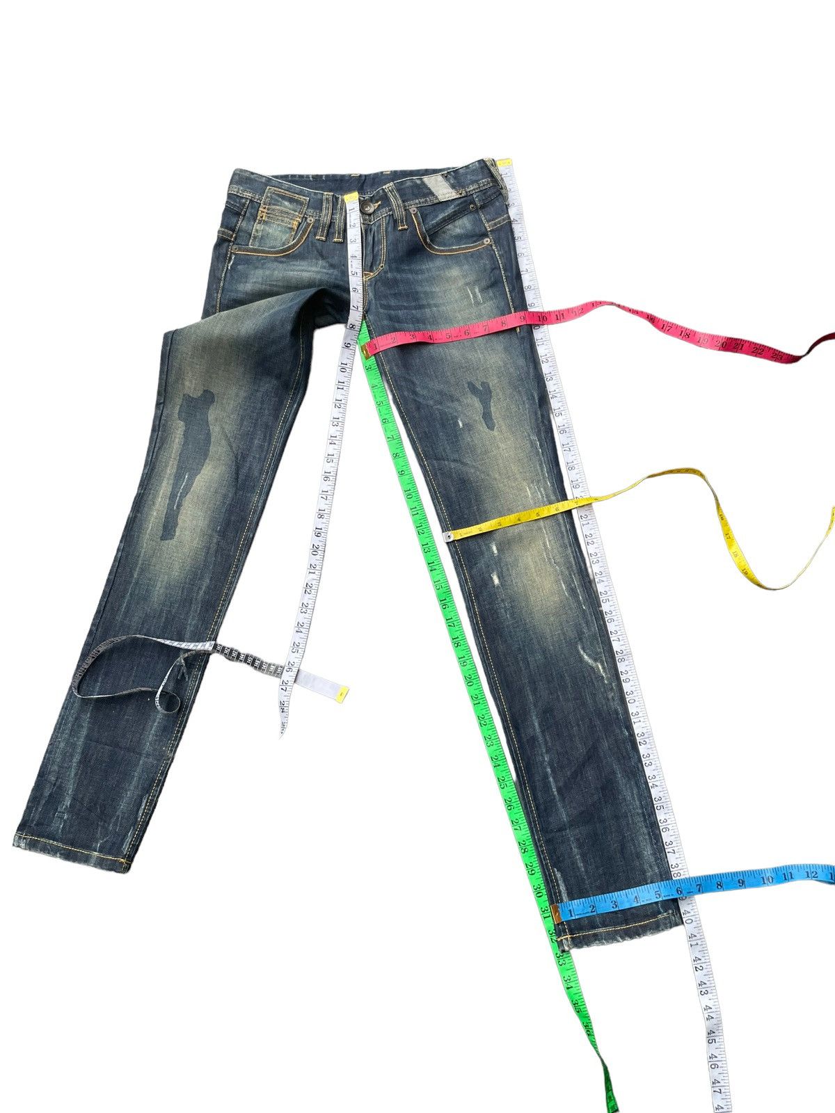 Benetton Benetton Custom Distresed Denim Size 30" / US 8 / IT 44 - 18 Thumbnail