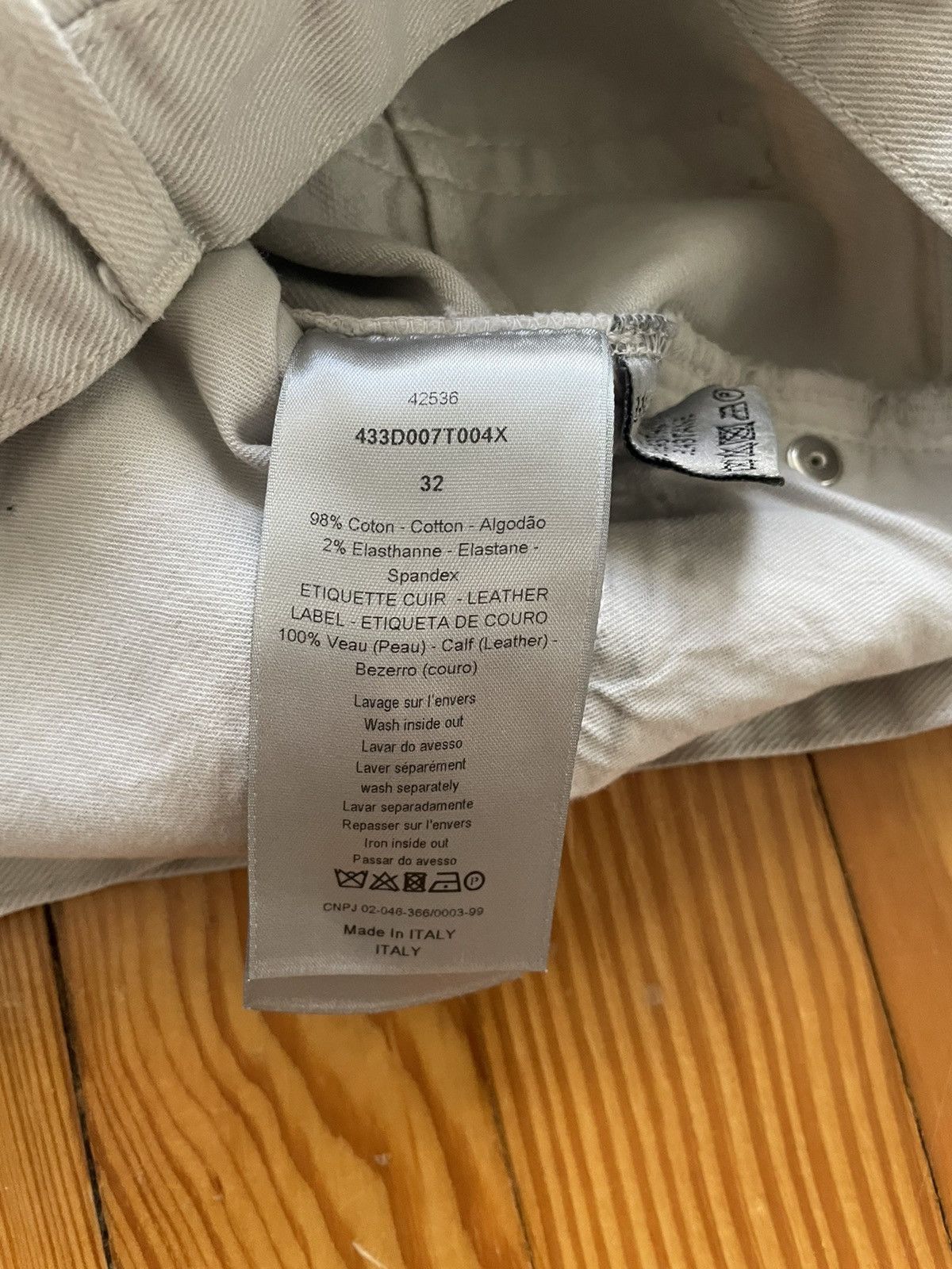 Dior Dior Homme Hedi Slimane Era Crash Denim Distressed Grey Size US 32 / EU 48 - 6 Thumbnail